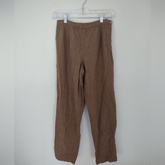 Women's DD Collection Camel/Tan Wool blend Lightweight Pants Size 8P - Picture 4 of 4